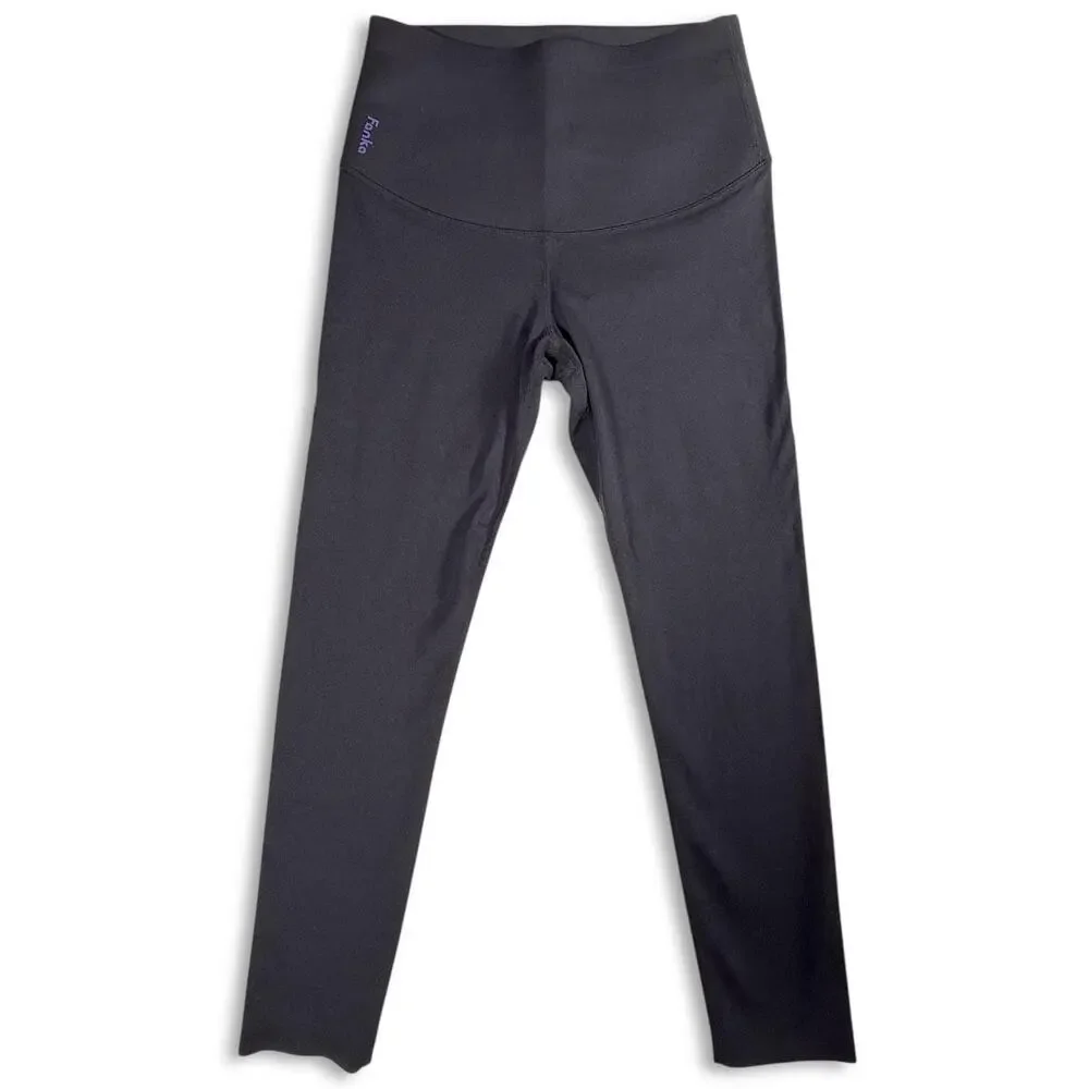 FANKA Body Sculpt 7/8 Leggings M Black High Rise Reversible Compression Yoga - Picture 9 of 14